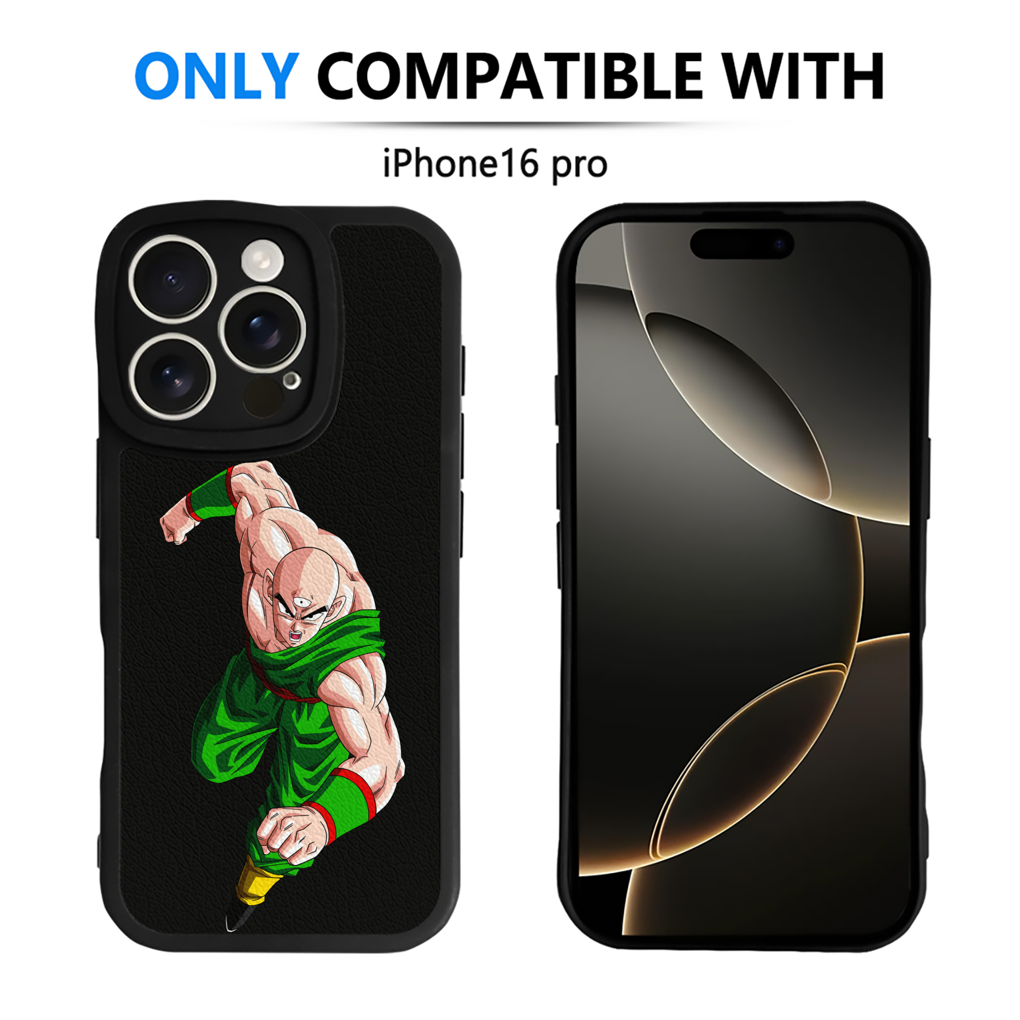（画像用） ドラゴンボール DRAGON BALL 【iPhone 16シリーズ対応】シリコンスマホケース（レザー調） 材質：シリコン